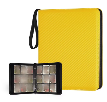 900 Pockets Card Binder Sleeves with Zipper, Double Sided Pockets Card Holder Carry Card Case for TCG CCG Card Storage(Black)