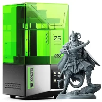 ELEGOO Mars 5 Resin 3D Printer with 4K Mono LCD,Automatic Leveling, Desktop 3D Printer with Printing Size of 5.65 * 3.53 * 5.91 inches